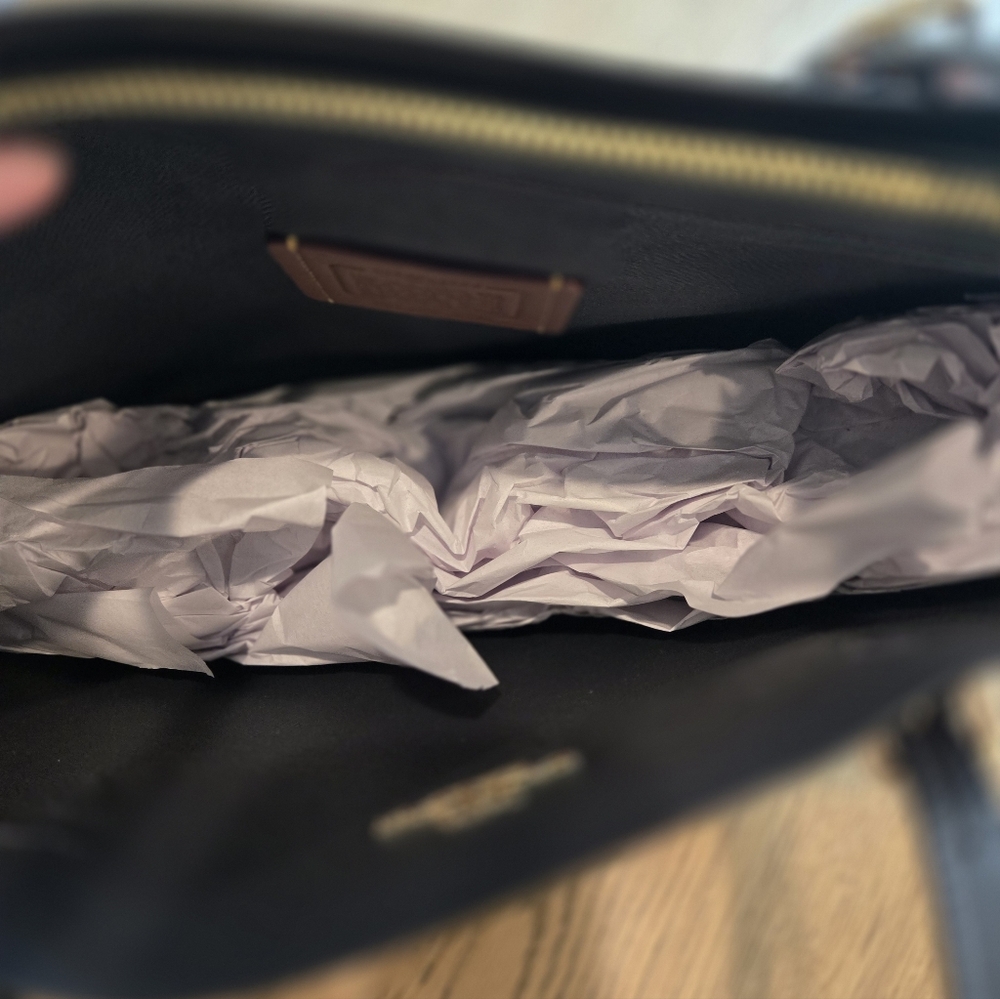 Coach Outlet Cherry And Blue Signature Print Mollie TOTE - Picture 8 of 10